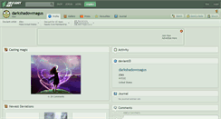 Desktop Screenshot of darkshadowmagus.deviantart.com