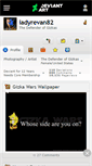 Mobile Screenshot of ladyrevan82.deviantart.com