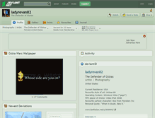 Tablet Screenshot of ladyrevan82.deviantart.com