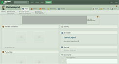 Desktop Screenshot of eternallegend.deviantart.com