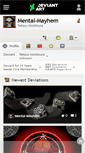 Mobile Screenshot of mental-mayhem.deviantart.com