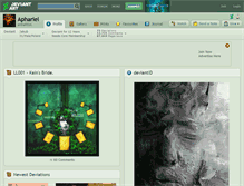 Tablet Screenshot of aphariel.deviantart.com