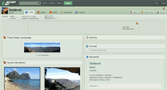 Desktop Screenshot of dedderek.deviantart.com