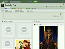 Tablet Screenshot of nadoka-bei-fong.deviantart.com