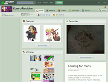 Tablet Screenshot of kururu-fanclub.deviantart.com