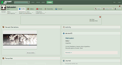 Desktop Screenshot of matusalen.deviantart.com