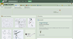 Desktop Screenshot of draggythedragon.deviantart.com