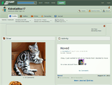 Tablet Screenshot of kidvskatrox17.deviantart.com