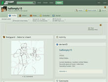 Tablet Screenshot of halfempty15.deviantart.com