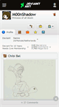 Mobile Screenshot of m00nshadow.deviantart.com