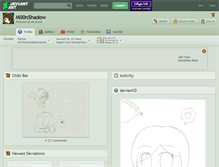 Tablet Screenshot of m00nshadow.deviantart.com