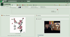 Desktop Screenshot of crystalstripe.deviantart.com