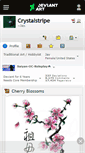 Mobile Screenshot of crystalstripe.deviantart.com
