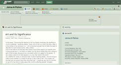 Desktop Screenshot of jenna-m-pleines.deviantart.com