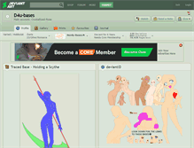 Tablet Screenshot of d4u-bases.deviantart.com