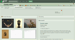 Desktop Screenshot of frenetic-maker.deviantart.com