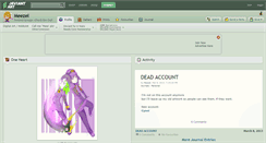 Desktop Screenshot of meezel.deviantart.com