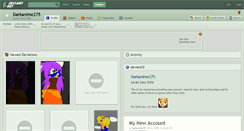 Desktop Screenshot of darkanime275.deviantart.com