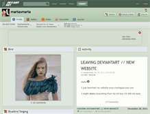 Tablet Screenshot of martasmarta.deviantart.com