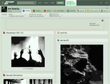 Tablet Screenshot of mr-kreciu.deviantart.com