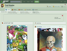 Tablet Screenshot of fred-weasley.deviantart.com