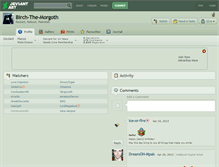 Tablet Screenshot of birch-the-morgoth.deviantart.com