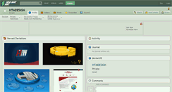 Desktop Screenshot of htmdesign.deviantart.com