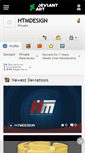 Mobile Screenshot of htmdesign.deviantart.com