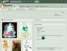 Tablet Screenshot of get-insane.deviantart.com