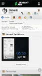 Mobile Screenshot of bickelk.deviantart.com