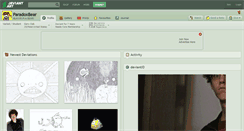 Desktop Screenshot of paradoxbear.deviantart.com