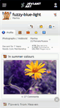 Mobile Screenshot of fuzzy-blue-light.deviantart.com