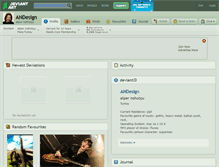 Tablet Screenshot of andesign.deviantart.com