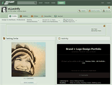 Tablet Screenshot of ellectrify.deviantart.com