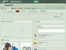 Tablet Screenshot of jesseboy200.deviantart.com