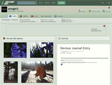 Tablet Screenshot of emogirl3.deviantart.com