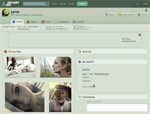 Tablet Screenshot of jurno.deviantart.com