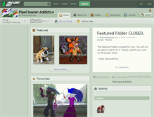 Tablet Screenshot of pipecleaner-addicts.deviantart.com