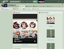 Tablet Screenshot of lolbleach.deviantart.com