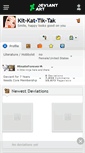 Mobile Screenshot of kit-kat-tik-tak.deviantart.com