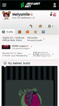 Mobile Screenshot of melysmile.deviantart.com