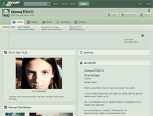 Tablet Screenshot of gimmetokyo.deviantart.com