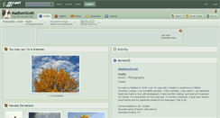 Desktop Screenshot of madisonscott.deviantart.com