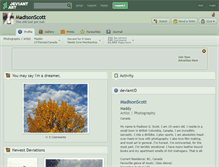 Tablet Screenshot of madisonscott.deviantart.com