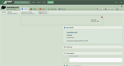 Desktop Screenshot of mandraconis.deviantart.com