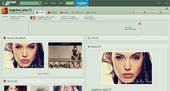 Desktop Screenshot of angelina-jolie-fc.deviantart.com