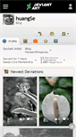 Mobile Screenshot of huangse.deviantart.com