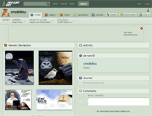 Tablet Screenshot of credidiou.deviantart.com