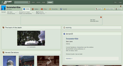 Desktop Screenshot of femmeterrible.deviantart.com