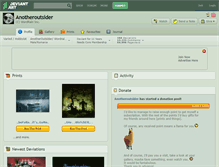 Tablet Screenshot of anotheroutsider.deviantart.com